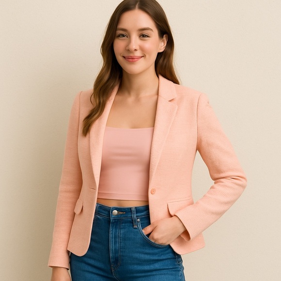 Wild Fable Fitted Pink Crop Top Short Sleeve - Picture 2 of 5